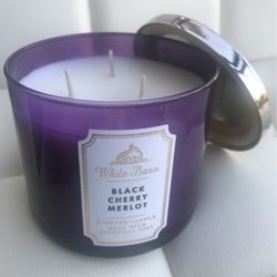 Black Cherry Merlot 3 Wick Scented Candle