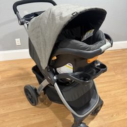 Chicco Bravo 3 In One Stroller /Car seat 