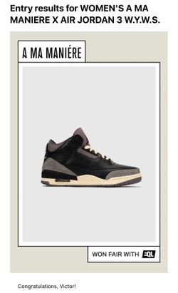 Jordan 3 A Ma Maniere 