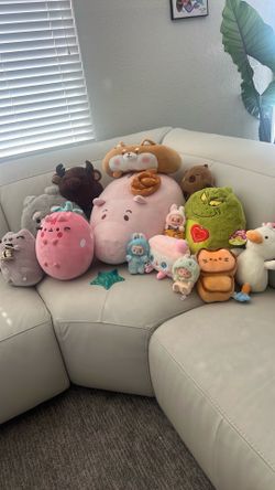 Real Labubus and stuffed animals for sale