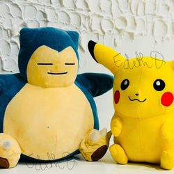 POKEMON Plushies Snorlax Jazwares & Pikachu Toy Facory