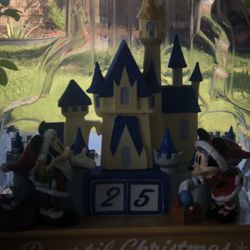 Disney Parks Countdown Christmas Holiday Mickey Minnie Castle Calendar