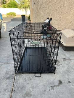 36” MidWest Contour Folding Dog Crate w/ Divider & Tray