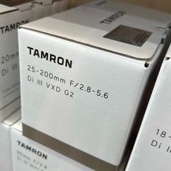 Tamron 25-200mm f/2.8-5.6 Di III VXD G2 Lens (Sony E)