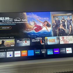 New 40 Inch New Vizio Smart TV With Box