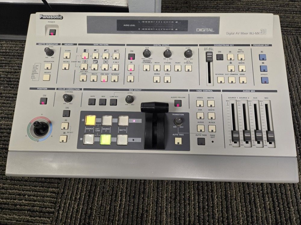 Panasonic Digital AV Mixer Model WJ- MX30