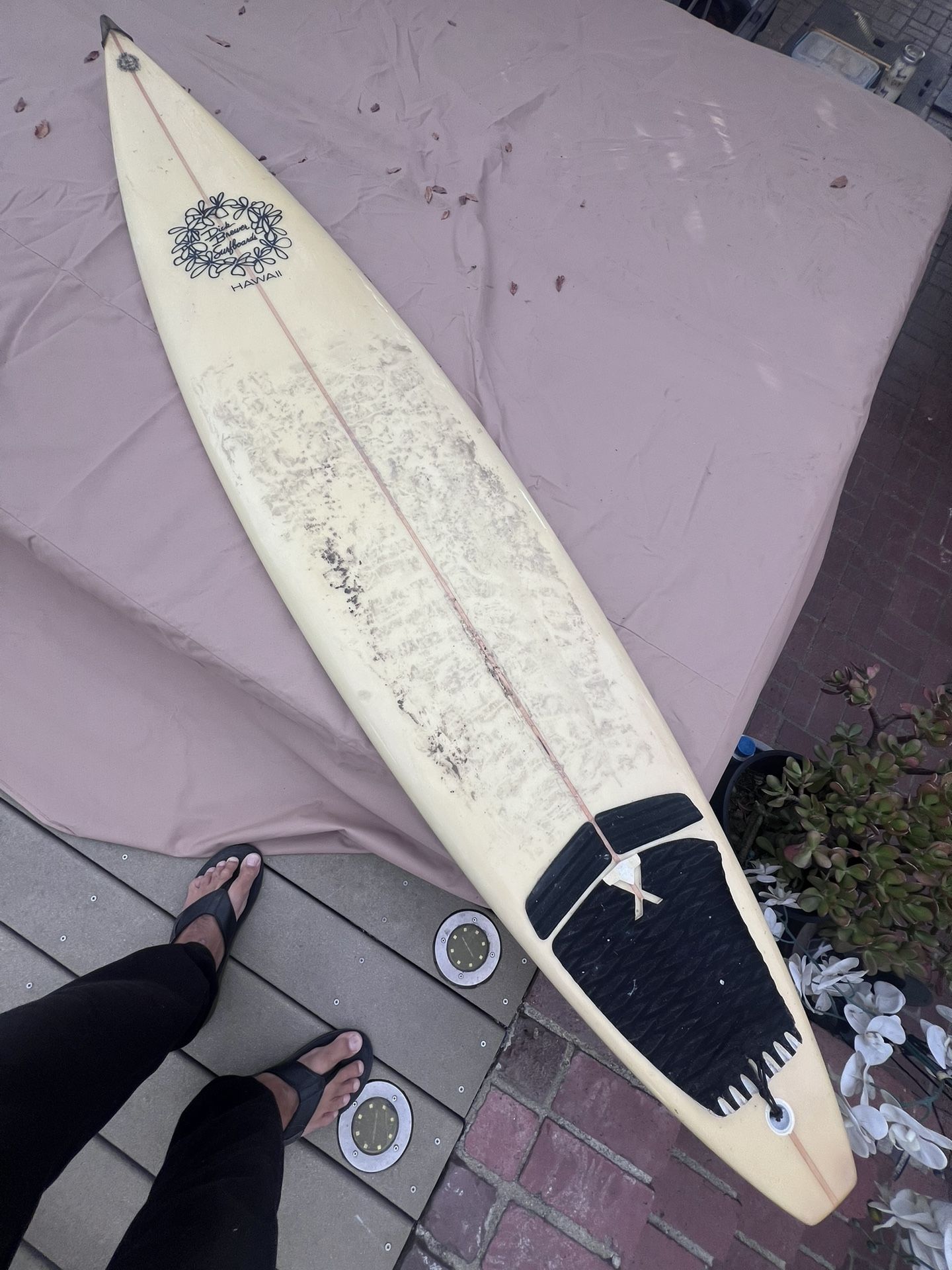 Dick Brewer Hawaii Surfboard Old School Classic Big Wave Surf Board