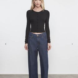 Enza Costa- Silk Rib Essential Cardigan