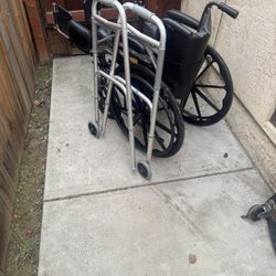 Wheelchair And Walker Combo