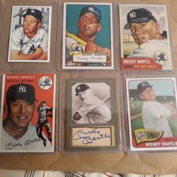 Mickey Mantle Reproduction Baseball Cards 24 Cards In The Set
