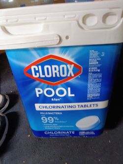 NO GREEN POOLS! CLOROX 35 POUND TABLETS
