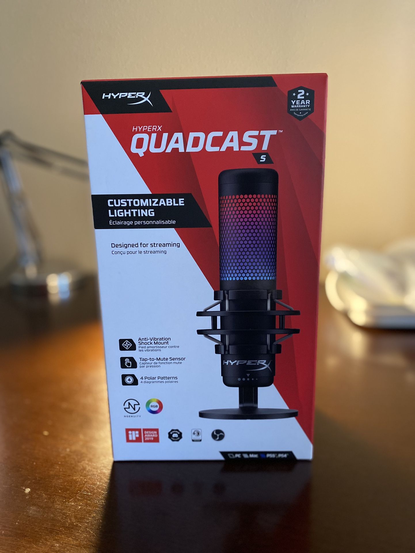Brand New HyperX Quadcast S Microphone