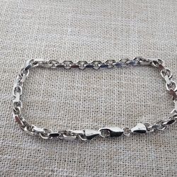 925 Sterling Silver Bracelet 9 inches