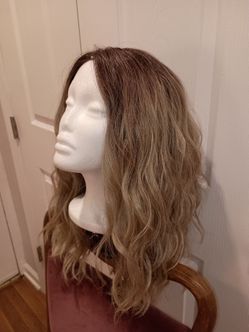 Ash Blond Lace Front Synthetic Wig