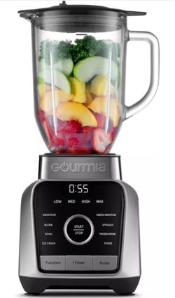 Digital Blender & Food Processor with 8 Blend Programs 1500W Motor/ Licuadora Digital
