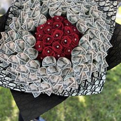 Rose Money Bouquet
