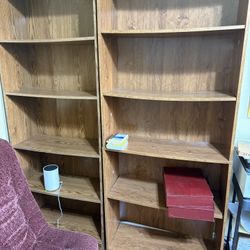 2 Book Cases For Sale For $20