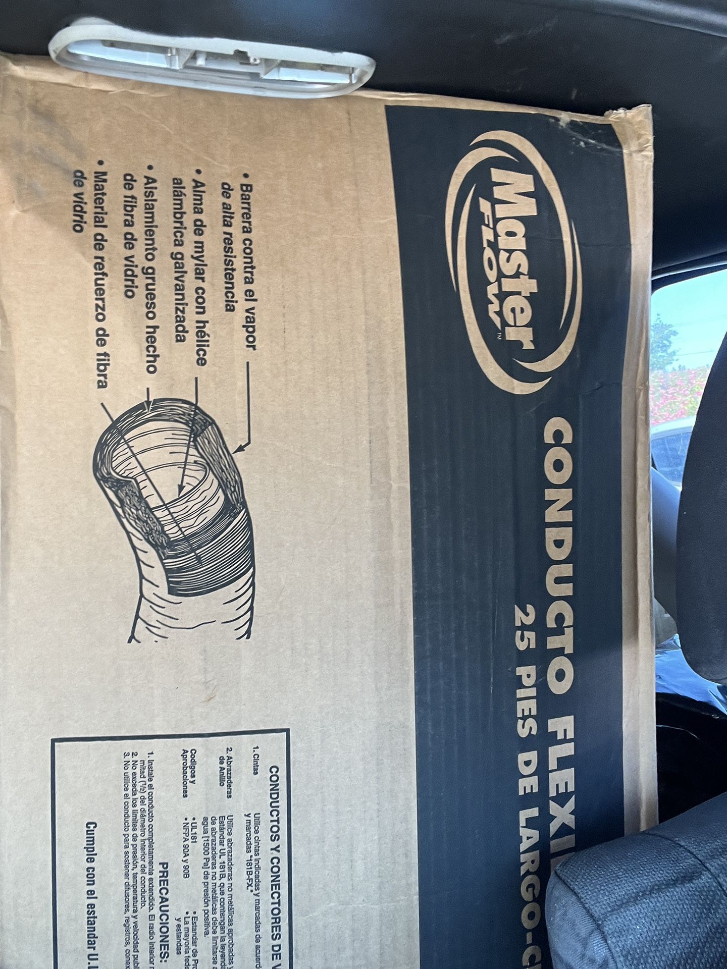 25 Ft 10 R8 Flex Duct Master Flow 10 X 25 Insulated Flexible Duct R8 Silver