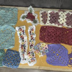 Hand Made Crafted Crocheted Items 
