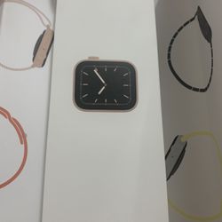 Apple Watch, series 5 gold aluminum case, pink sand sport band offers (40 MM)