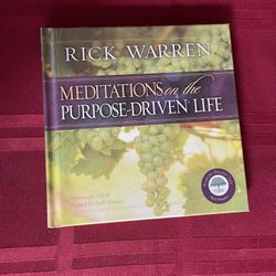 Meditations On The Purpose Driven Life