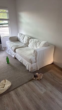 Free cloud couch that needs to be reupholstered