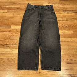 Y2K black baggy jeans  Size 34x30  -baggy loose fit  #denim #streetwear #y2k #retro #skater 