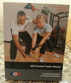 ACE Personal Trainer Manual American Council on Exercise Fitness w/ DVD