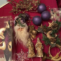 New Purple Christmas Wreath Making Supplies