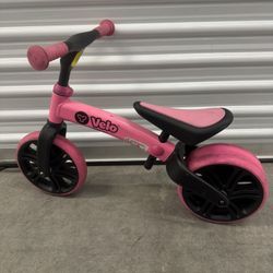 Balance Bike No-Pedal Yvolution Y Velo Junior Toddler 18 Mos to 4 Yrs