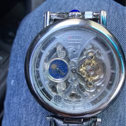 New Beautiful Watch Automatic Skeleton 