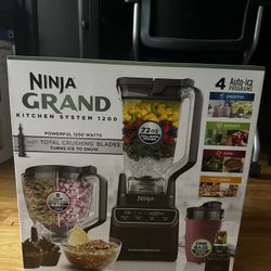 Ninja Grand Kitchen System Blender, 1200W, 72 Oz, Black