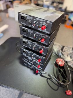 6 Buttkicker BKA-130-CI Amps with 2 Buttkicker Gamer and mini LFE