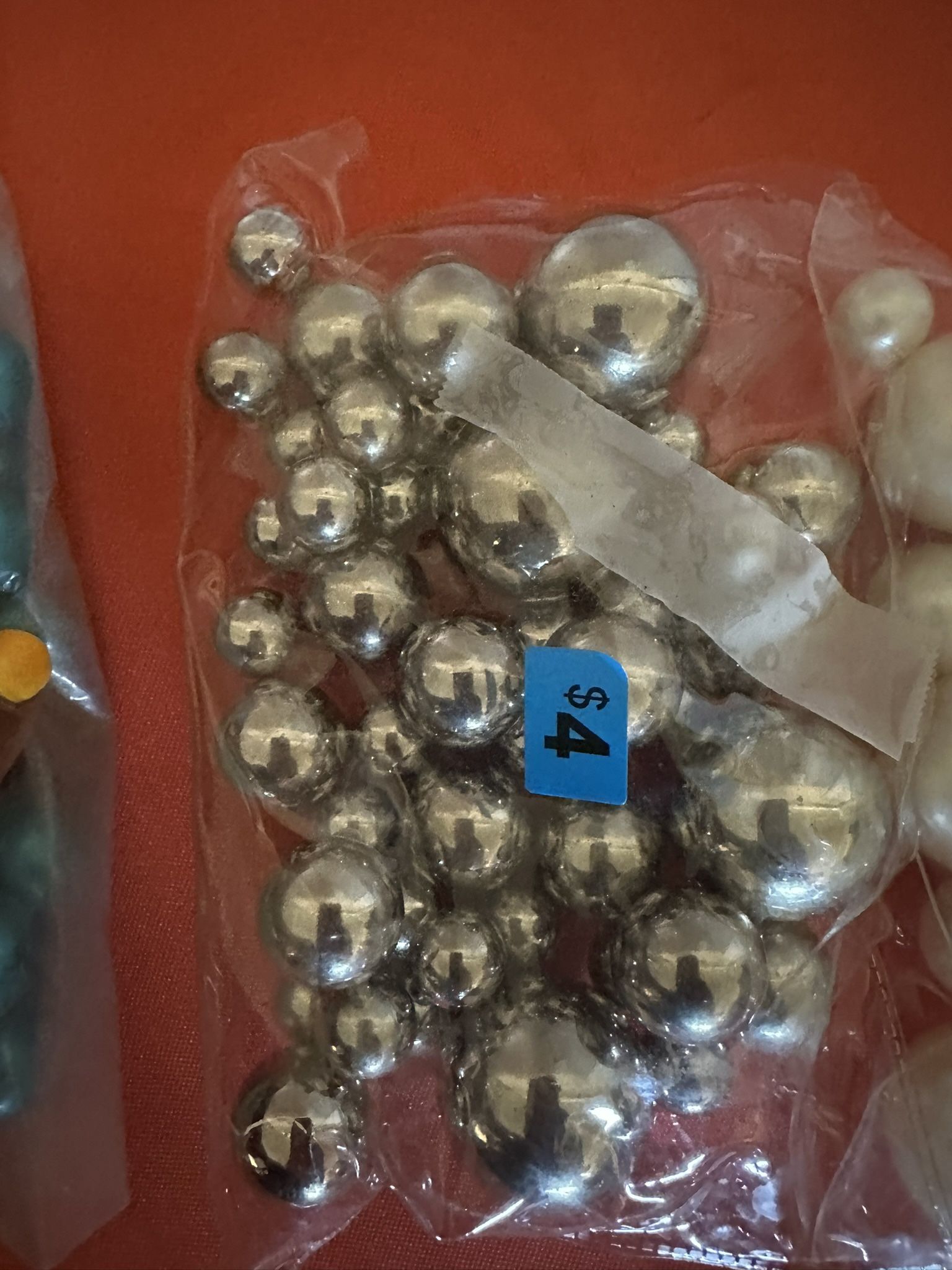 Silver Floating Pearls