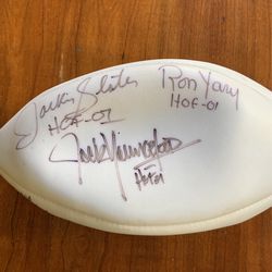 Football Hall Of Fame 2001 Signed Football