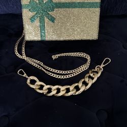 New Gold Evening Clutch 