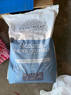Exquisicat Naturals Paper Crumble Cat Litter 15lb