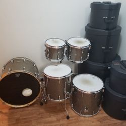 Pearl Masters 5-piece Drum Kit & Cases