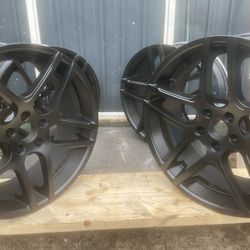 20” Black Racing Rims/bolt Pattern5x115