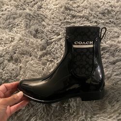 NEW Raining Boots (Coach) Size7