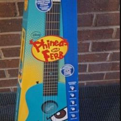 DISNEY PHINEAS AND FERB PERRY PLATYPUS KIDS GUITAR FIRST ACT