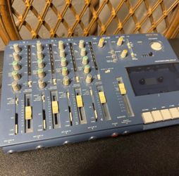 TASCAM Portastudio 414 MKII 4-Track Cassette Recorder 1990s - Blue