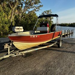 1983 Nordic Crestliner 16’ aluminum