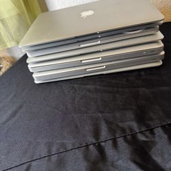 Lot of (6) MacBook laptops (3) MacBook Airs (3) MacBook Pros. See Description Below