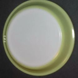 Vintage PYREX 8-1/2" Pie Dish Plate #909 ~ Retro 1950s LIME Green 1-1/2 Qt
