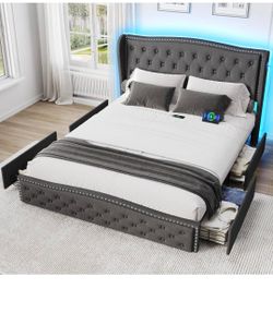 Cama Queen SIze con Colcho.