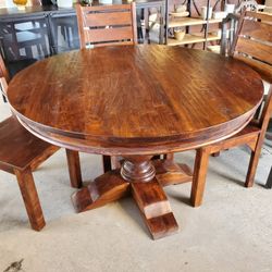 Cherry Round Dining Table