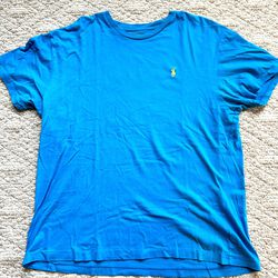 Men’s Polo Ralph Lauren Teal Short Sleeve Crewneck T-Shirt Size Large