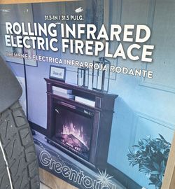 Rolling fire place