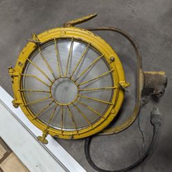 Vintage Crouse Hinds industrial flood light.